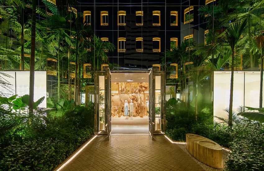 คอนเซปต์สโตร์ Dior Gold House เพลินจิต กรุงเทพฯ