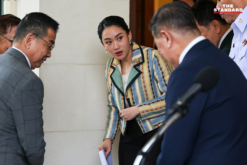 แพทองธาร ชินวัตร แถลงข่าว
