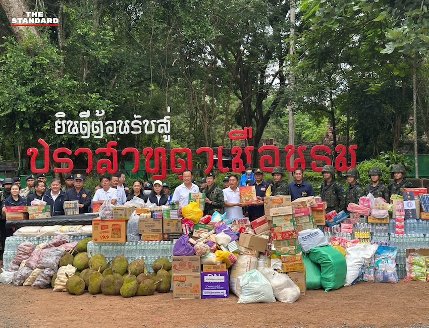 อนุทินเยือนปราสาทตาเมือนธมชายแดนสุรินทร์