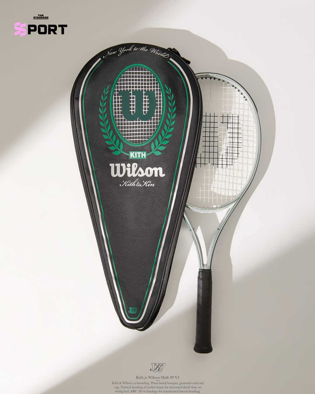  ไม้เทนนิส Wilson ที่มีดีไซน์ Kith
