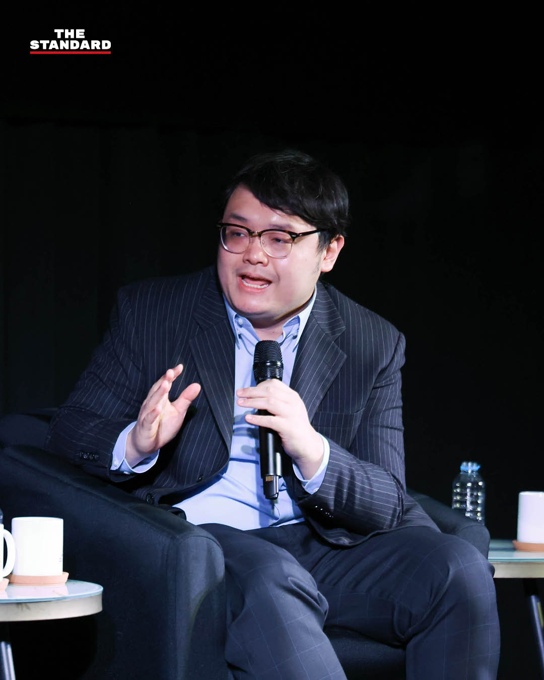 ภาพบรรยากาศงาน Bangkok AI Week 2025 แสดงการเสวนาเรื่องยุทธศาสตร์ AI ประเทศไทย