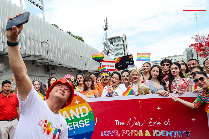 นายกรัฐมนตรีแพทองธารร่วมขบวน Bangkok Pride Festival 2025 สนับสนุนสมรสเท่าเทียมและสิทธิหลากหลายทางเพศ