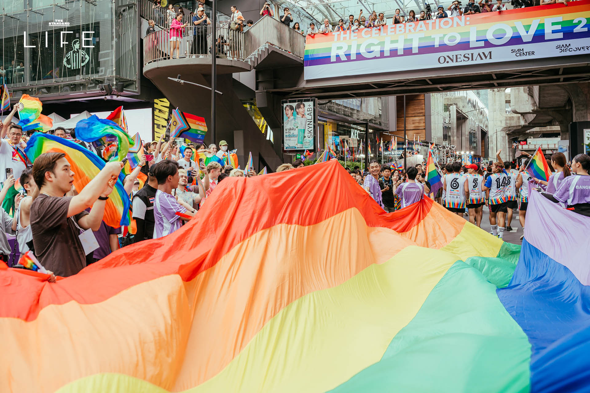 ขบวน Bangkok Pride Parade 2025 บนถนนพระรามที่ 1