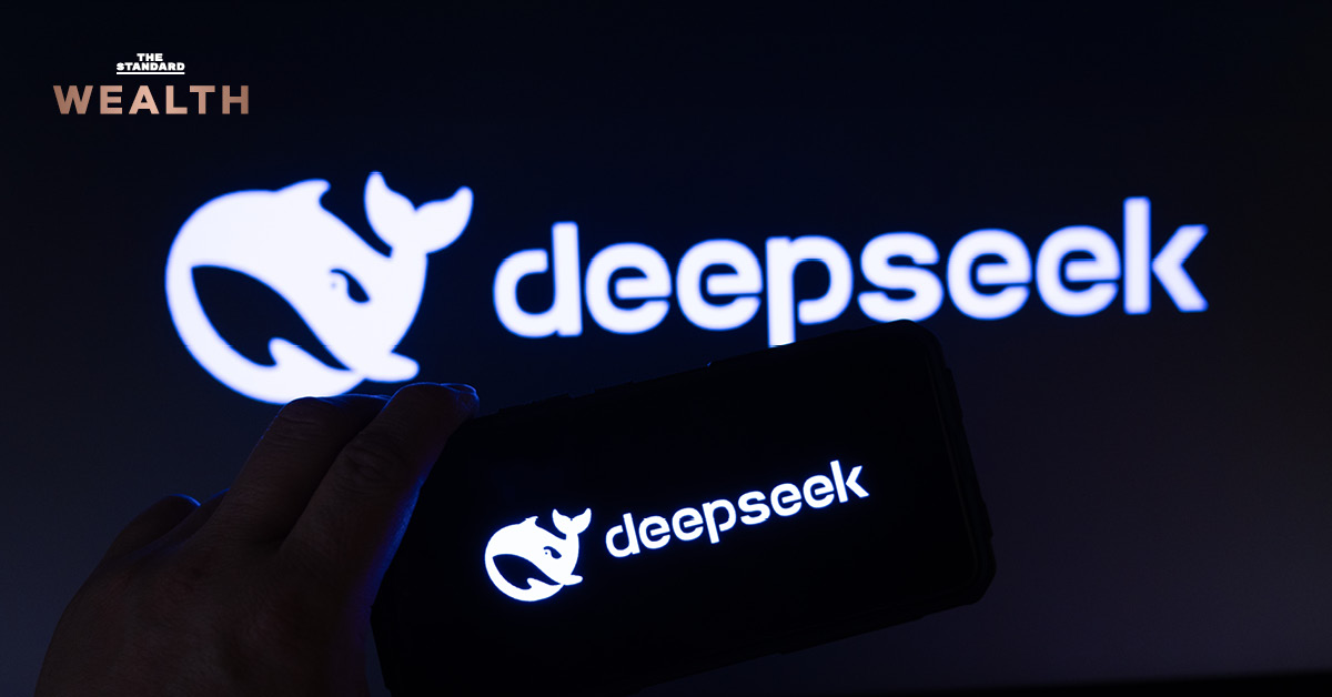 ภาพอินโฟกราฟิกแสดงพัฒนาการของ DeepSeek และระบบนิเวศ AI ในจีนช่วงปี 2024–2025