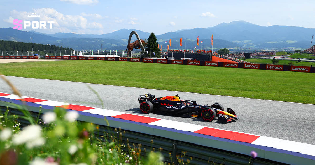 ภาพสนามเรดบูลริงในออสเตรียที่ใช้จัดการแข่งขัน F1 ต่อเนื่องถึงปี 2041