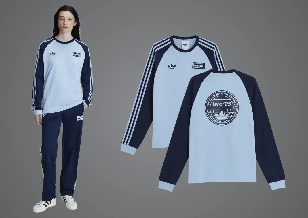 คอลเล็กชัน Oasis x adidas Originals สำหรับทัวร์คอนเสิร์ต 2025