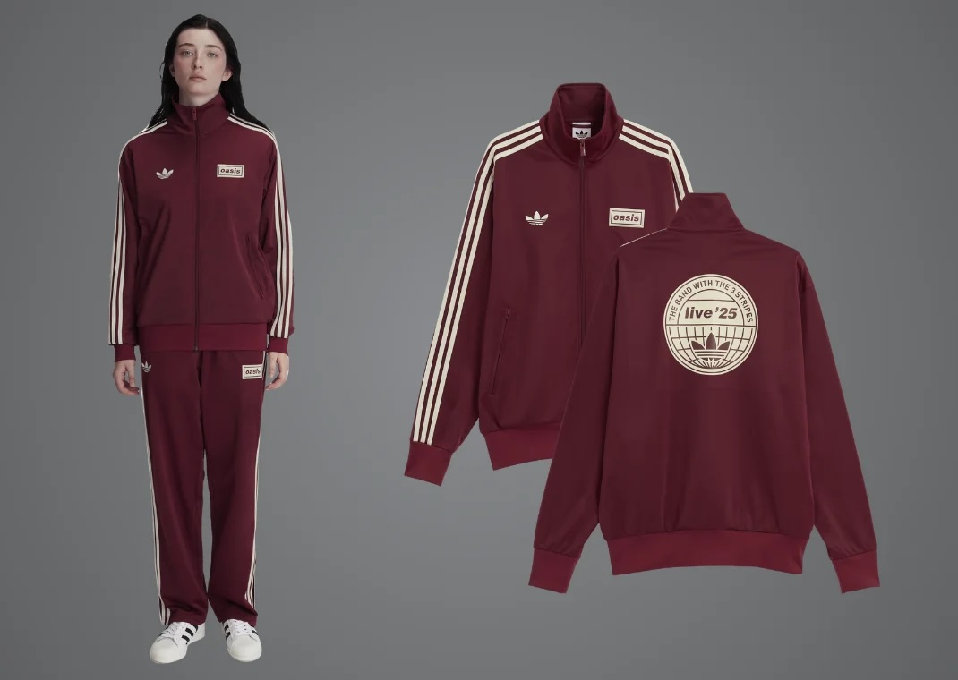 คอลเล็กชัน Oasis x adidas Originals สำหรับทัวร์คอนเสิร์ต 2025