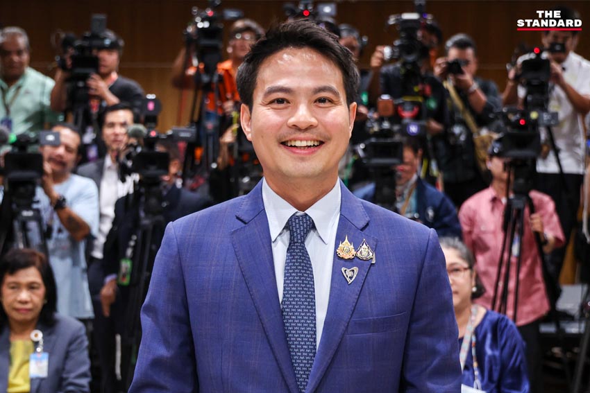 ภราดร ปริศนานันทกุล แถลงข่าวลาออกจากตำแหน่งรองประธานสภาฯ วันที่ 19 มิถุนายน 2568