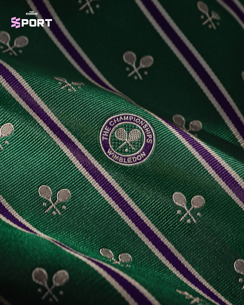 ชุดทางการวิมเบิลดัน 2025 จาก Ralph Lauren พร้อมโลโก้วิมเบิลดันและดีไซน์หรูสไตล์วินเทจ