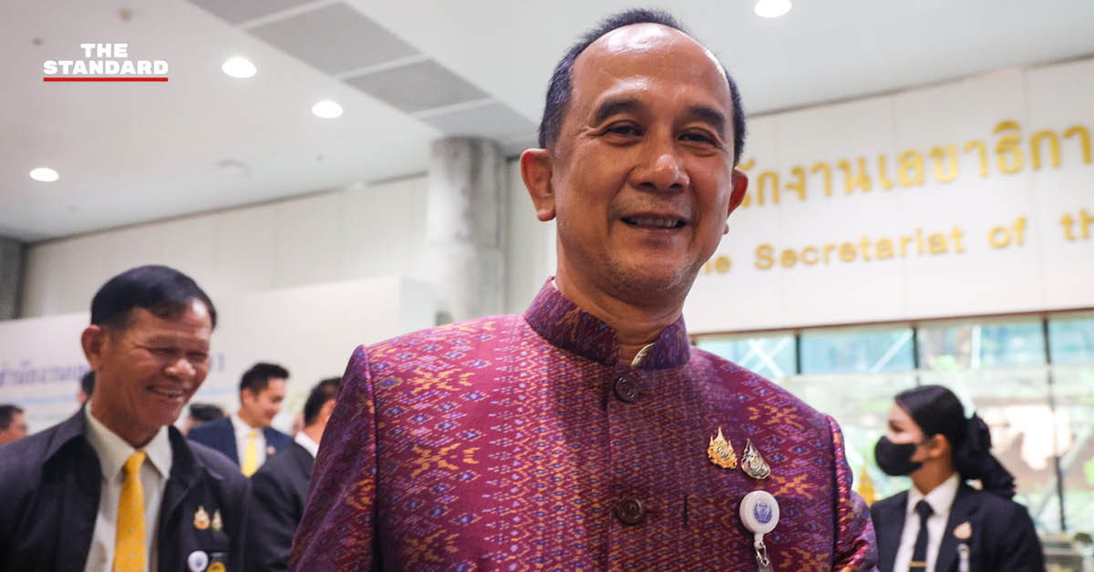 อลงกต วรกี แถลงจุดยืนปัญหาชายแดนไทย-กัมพูชาที่อาคารรัฐสภา