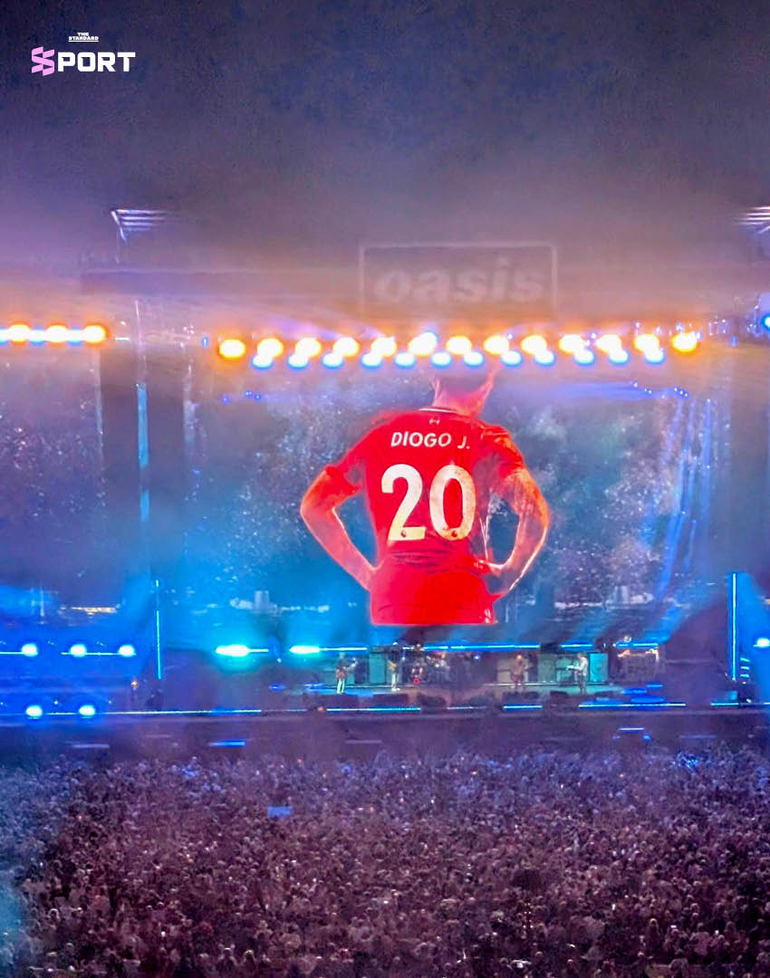 Oasis รำลึกดิโอโก โชต้าในคอนเสิร์ต Live Forever