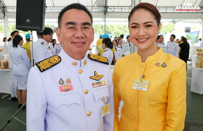 พิธีตักบาตรวันเฉลิมพระชนมพรรษา 28 กรกฎาคม ณ ท้องสนามหลวง