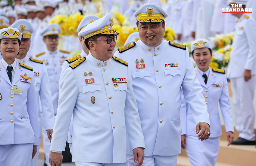 พิธีตักบาตรวันเฉลิมพระชนมพรรษา 28 กรกฎาคม ณ ท้องสนามหลวง
