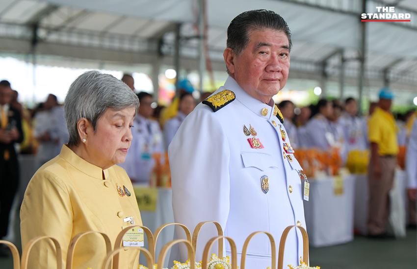 พิธีตักบาตรวันเฉลิมพระชนมพรรษา 28 กรกฎาคม ณ ท้องสนามหลวง