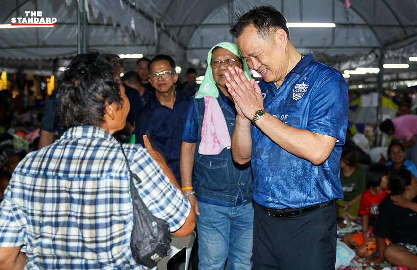 อนุทินเยี่ยมศูนย์พักพิงสนามช้าง บุรีรัมย์