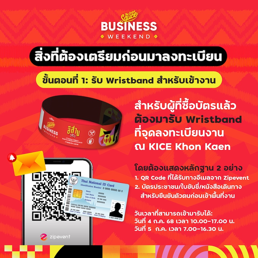 The Secret Sauce Business Weekend ISAN 2025 - FAQ