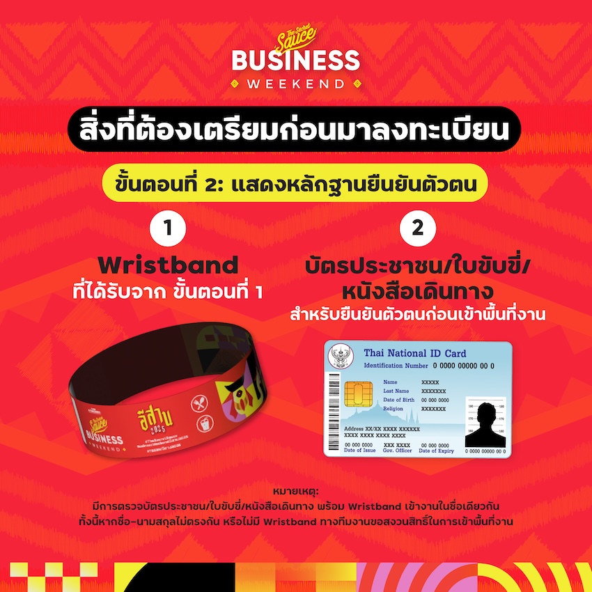 The Secret Sauce Business Weekend ISAN 2025 - FAQ