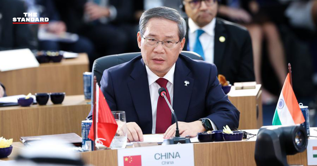 หลี่เฉียง นายกรัฐมนตรีจีนกล่าวถ้อยแถลงในที่ประชุมสุดยอด BRICS ณ บราซิล