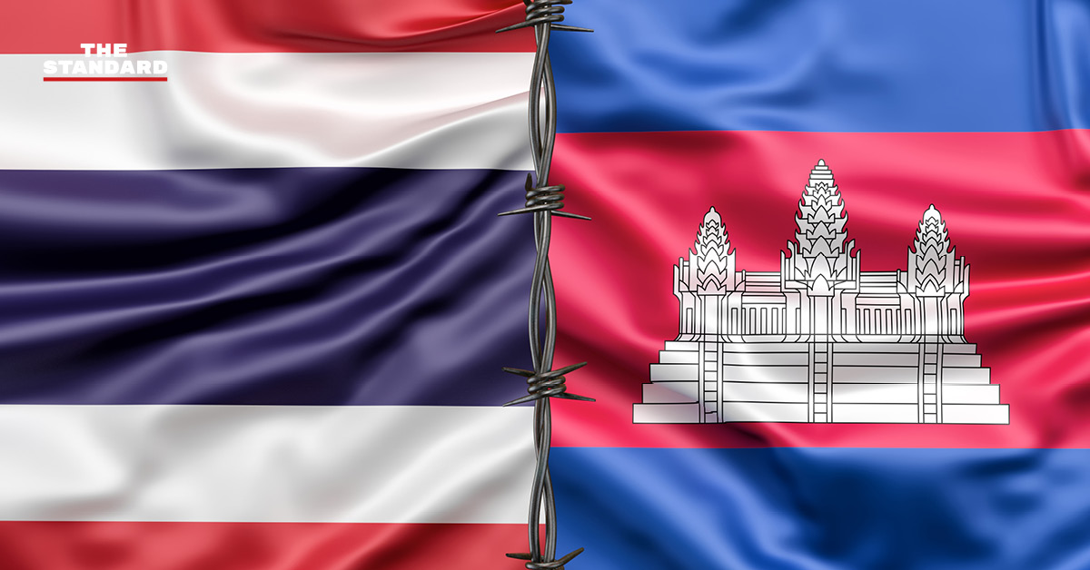 เจ้าหน้าที่ทหารไทยประจำชายแดนไทย-กัมพูชา ขณะเกิดความตึงเครียด