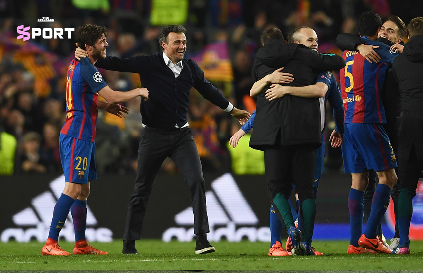 เดมเบเล ฉลองประตูในเกม PSG ถล่มเรอัล มาดริด 4-0 ในรอบรองฯ สโมสรโลก