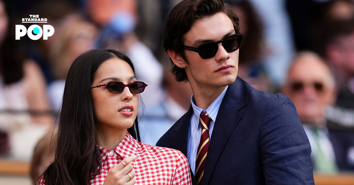 Olivia Rodrigo และ Louis Partridge ร่วมชม Wimbledon 2025 ในลุคสุภาพจาก Royal Box