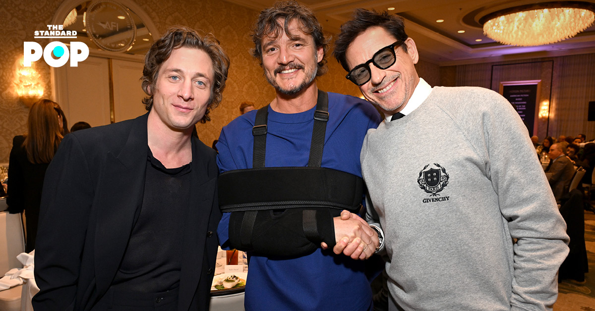 Robert Downey Jr. และ Pedro Pascal ระหว่างถ่ายทำ Avengers: Doomsday