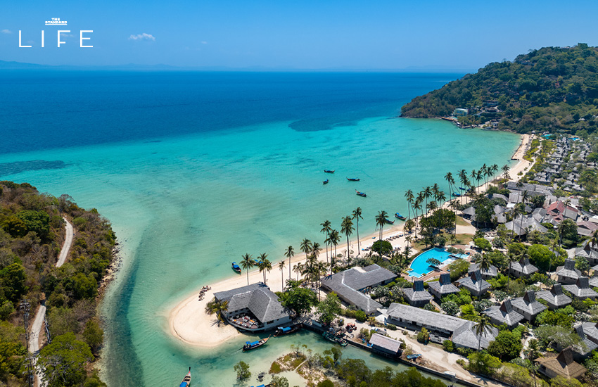 SAii Phi Phi Island Village Resort วิวชายหาดจากมุมสูง