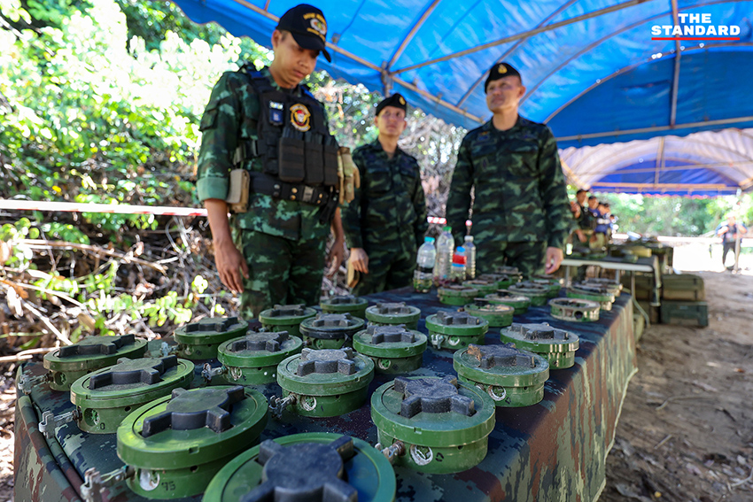 สถิติทุ่นระเบิดชายแดน