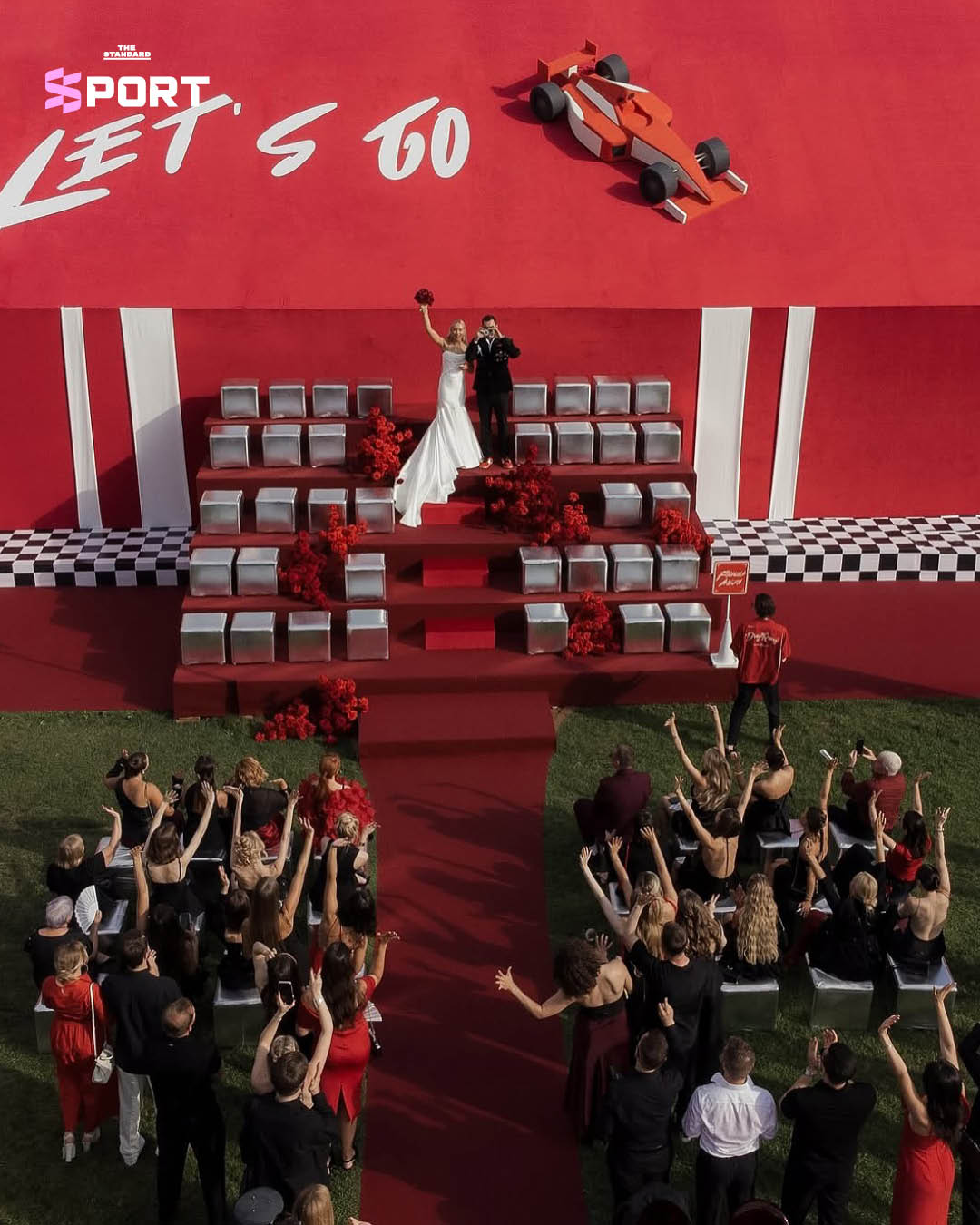  การตกแต่งงานแต่งงาน ธีม F1