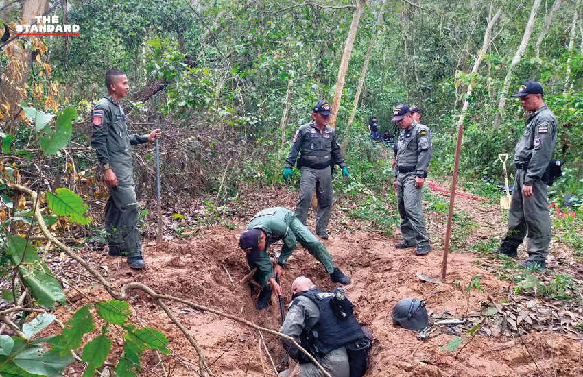 EOD ศรีสะเกษ ทำลายวัตถุระเบิด