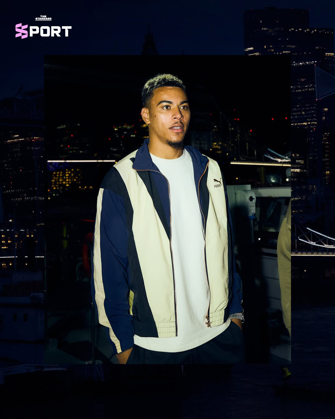 ลูกฟุตบอลยักษ์ของ PUMA ลอยอยู่บนแม่น้ำเทมส์หน้า Tower Bridge