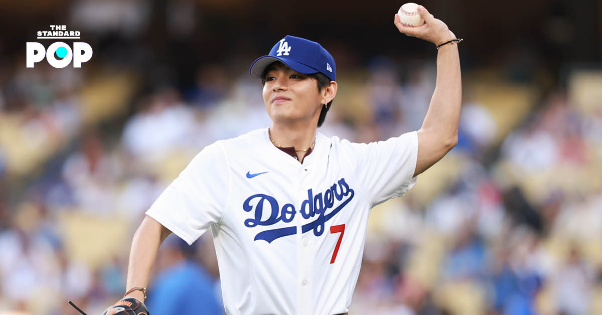 v-bts-dodgers-first-pitch