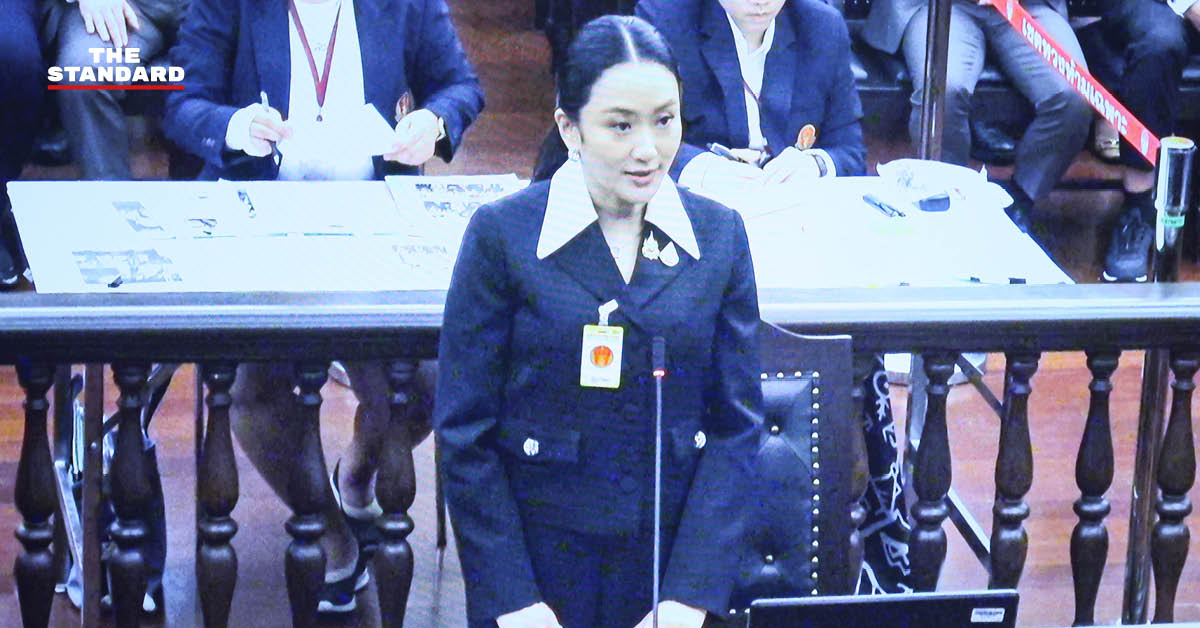 ภาพบรรยากาศศาลรัฐธรรมนูญไต่สวนแพทองธาร ชินวัตร นายกรัฐมนตรีไทย