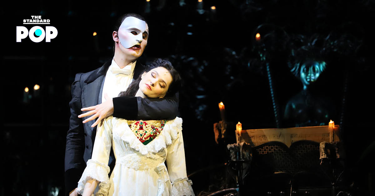 ฉากการแสดง The Phantom of the Opera ที่เมืองไทยรัชดาลัย เธียเตอร์ กรุงเทพฯ