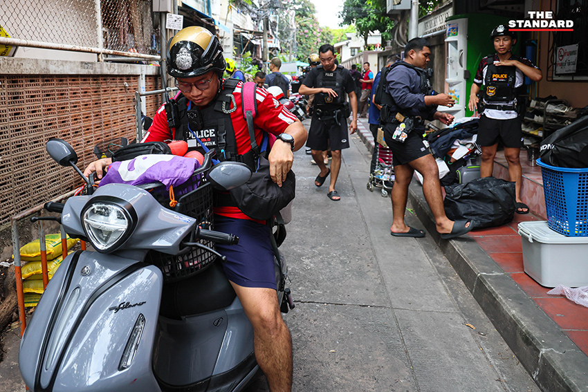 ดินทรุดตัวหน้าวชิรพยาบาล