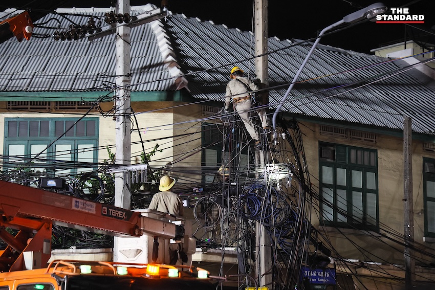 ผู้ว่าฯ ชัชชาติ อัปเดตสถานการณ์ถนนทรุดตัวหน้าโรงพยาบาลวชิรพยาบาล 