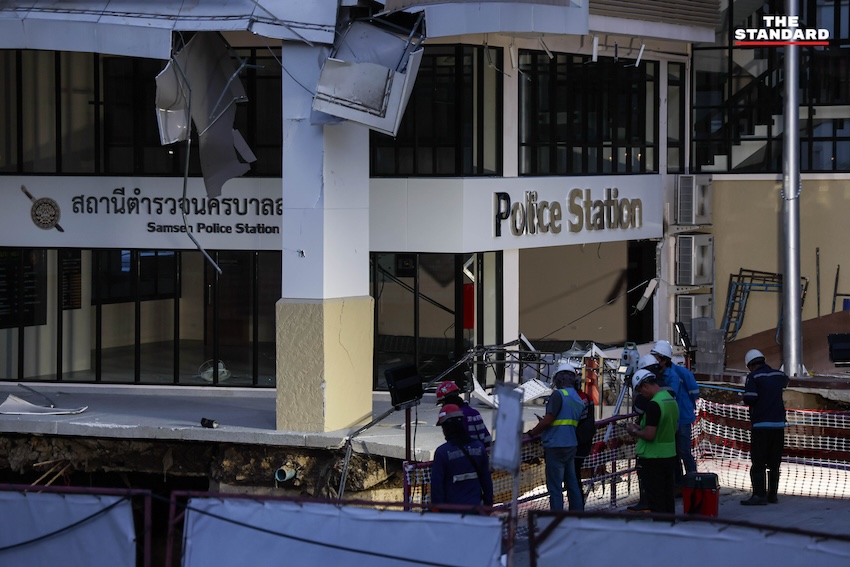 ผู้ว่าฯ ชัชชาติ อัปเดตสถานการณ์ถนนทรุดตัวหน้าโรงพยาบาลวชิรพยาบาล 