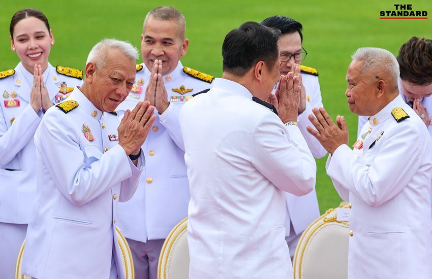 เปิดภาพ ‘ครม.อนุทิน 1’ หน้าตึกไทยคู่ฟ้า 