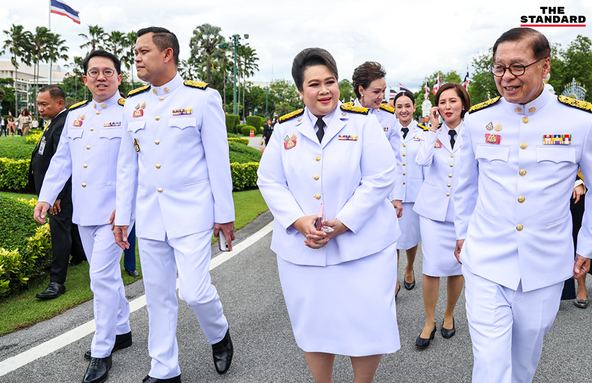 เปิดภาพ ‘ครม.อนุทิน 1’ หน้าตึกไทยคู่ฟ้า 
