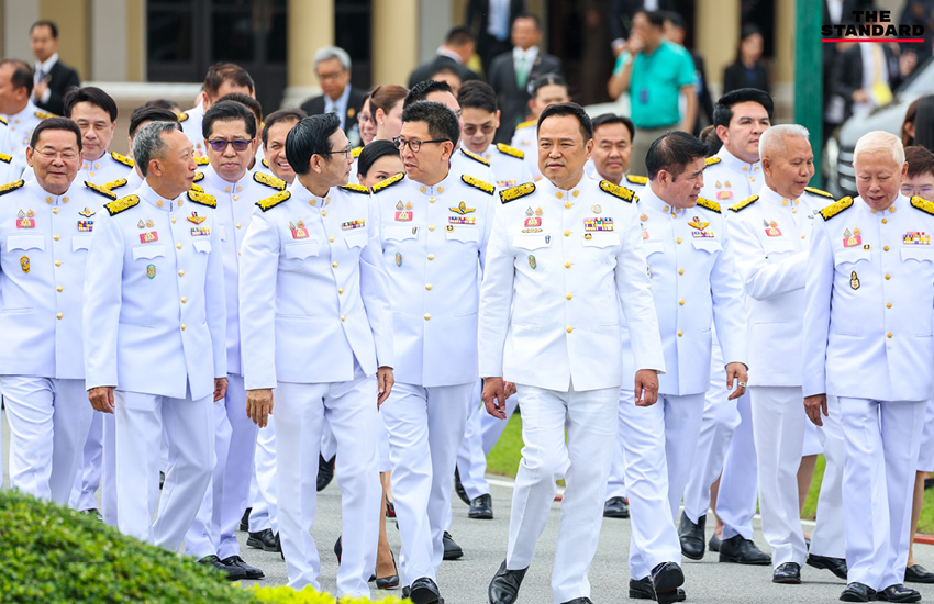 เปิดภาพ ‘ครม.อนุทิน 1’ หน้าตึกไทยคู่ฟ้า 