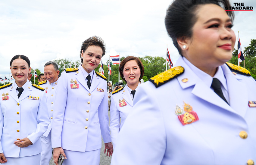 เปิดภาพ ‘ครม.อนุทิน 1’ หน้าตึกไทยคู่ฟ้า 