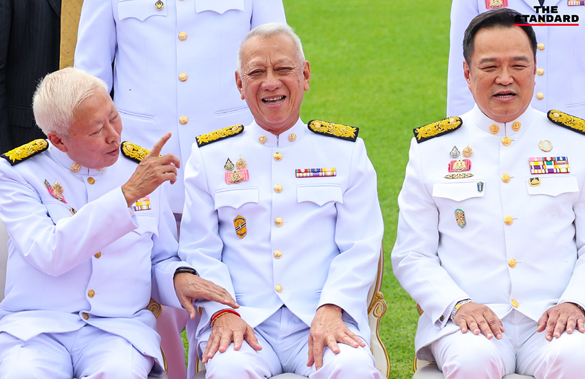 เปิดภาพ ‘ครม.อนุทิน 1’ หน้าตึกไทยคู่ฟ้า 