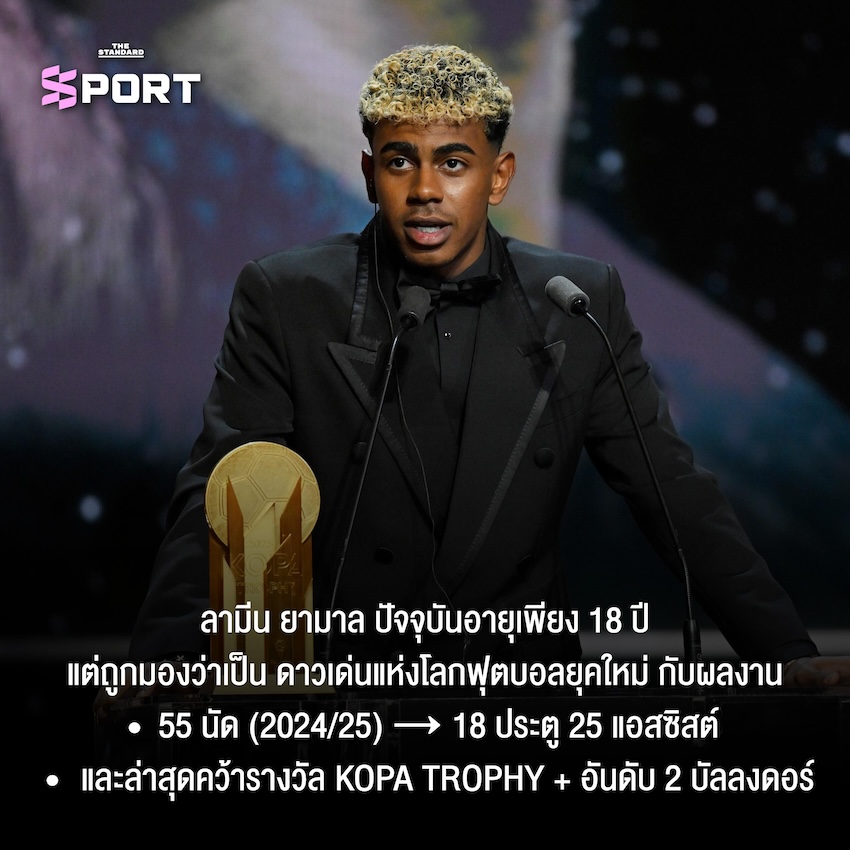 เรื่องราวของ ลามีน ยามาล ดาวรุ่งวัย 18 ปีของบาร์เซโลนา