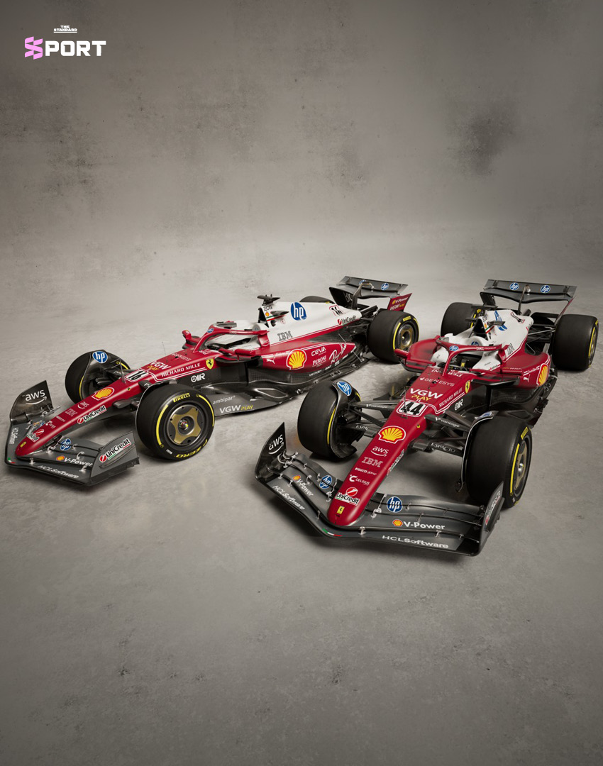 Ferrari SF-25 ลวดลายพิเศษ 312 T ฉลอง 50 ปีแชมป์โลกแรกของ Niki Lauda ที่ Monza