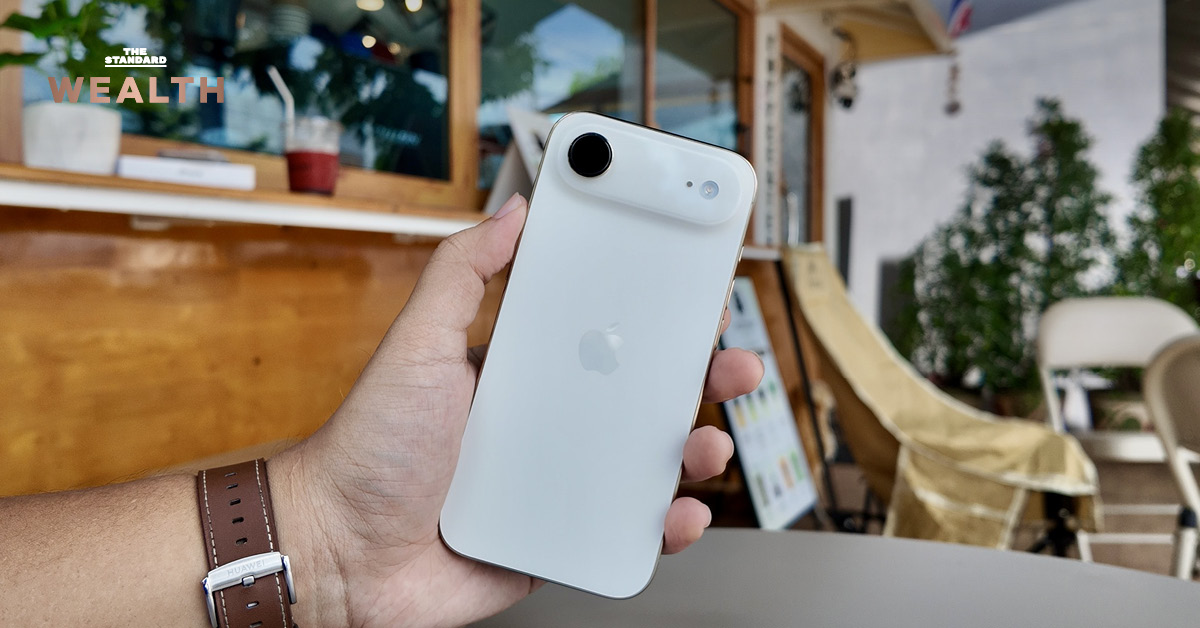 ภาพรีวิว iPhone Air ดีไซน์บางเบา จอบิ๊กชัดเจน กล้องหลังเลนส์เดียว
