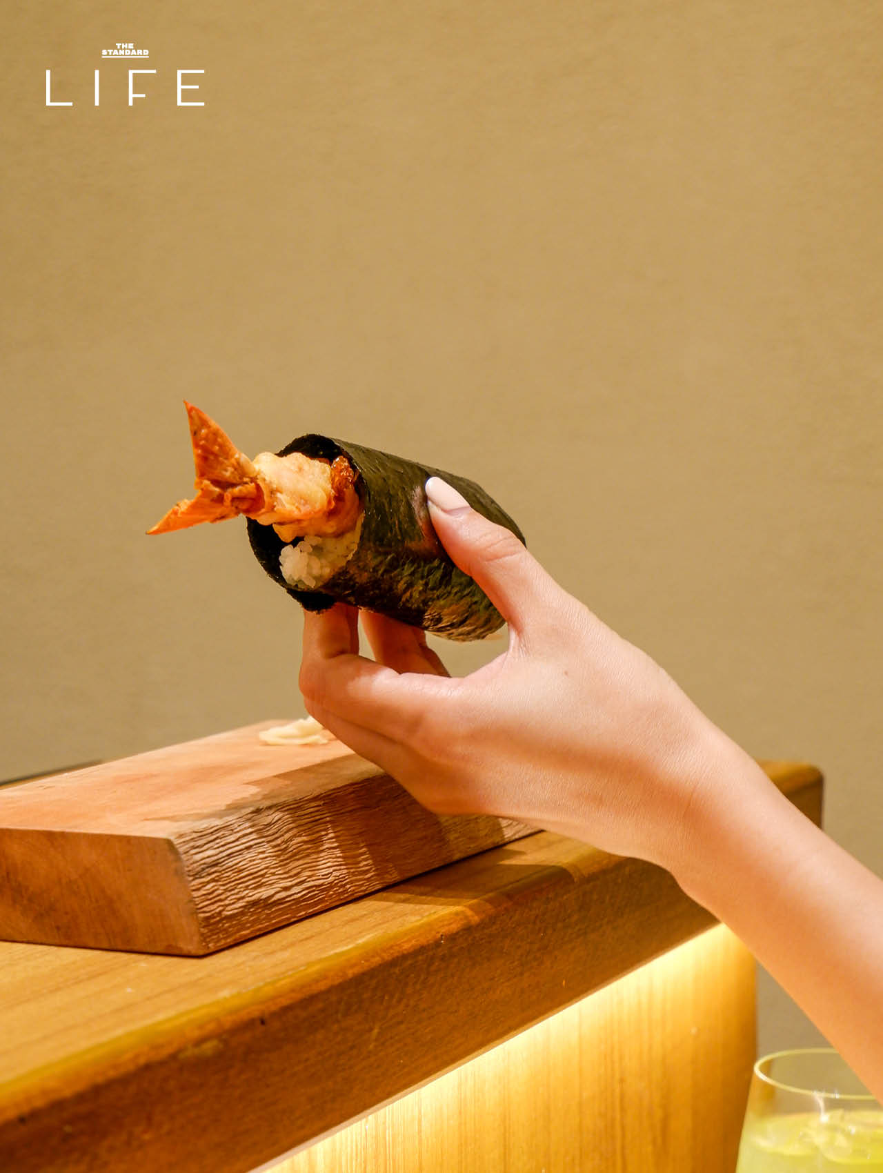 KANORI Hand roll bar สาขาใหม่ กับเมนูโรลสำเร็จรูปให้ม้วนกินเอง