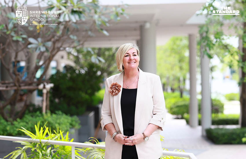 อแมนดา เดนนิสัน ครูใหญ่และผู้บริหารรุ่นก่อตั้งโรงเรียนนานาชาติโชรส์เบอรี กรุงเทพ ซิตี้แคมปัส 