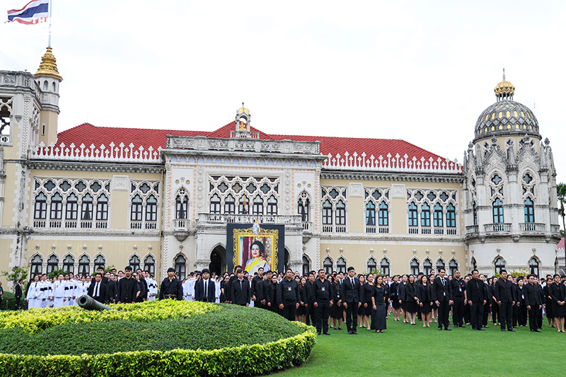 รัฐบาลจัดพิธีบำเพ็ญกุศลสัตตมวาร 7 วัน ถวายเป็นพระราชกุศล สมเด็จพระพันปีหลวง 13