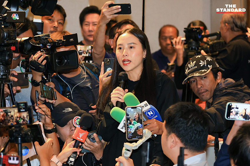 กัน จอมพลัง นำแถลงเคลียร์ปมเงินบริจาค 200 ล้านบาท ยันโปร่งใส เตรียมแก้ข้อบังคับโอนทรัพย์สินให้ มูลนิธิธรรมนัสฯ 6