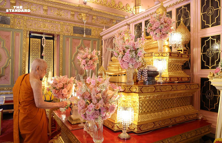 สมเด็จพระสังฆราช ทรงสังฆทานอุทิศถวายพระราชกุศล แด่สมเด็จพระพันปีหลวง 2